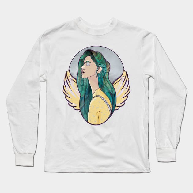 Spread your wings Long Sleeve T-Shirt by funtazia